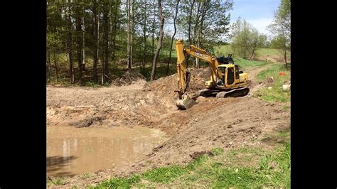 digging a small farm pond